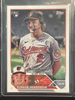GUNNAR HENDERSON Topps MLB RC