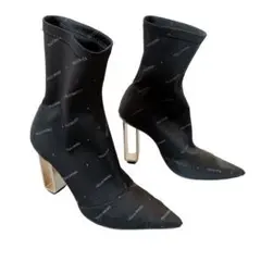YELLO SHOES✨ロゴ ヒール ソックススニーカー ブーツ