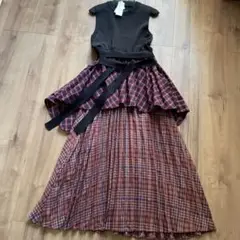 新品　グランターブル　スコットクラブ　ワンピース　おまけ プリーツスカート