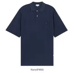 MAISON KITSUNÉ メゾンキツネ ネイビー ポロシャツ