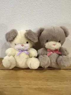 あの頃のともだちぬいぐるみ　くま　いぬ　セット