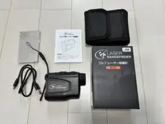 ✨美品　超軽量　人気モデル✨ゴルフレーザー距離計　距離測定器　ブラック 防水