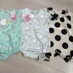 新品 お買い得 ロンパース 3セット