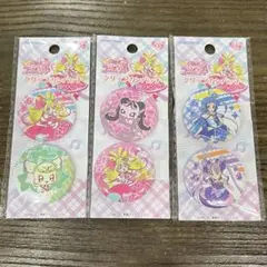 【009】アイドルプリキュア クリップ缶バッチ（全３種類）