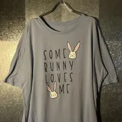 USA古着Tシャツ XLサイズ うさぎ　オーバーサイズ
