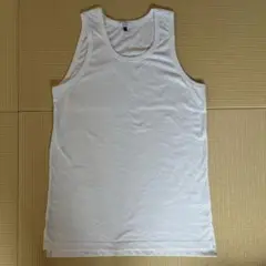 ホワイト コットンタンクトップ
