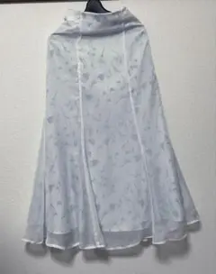 【最終値下げ】MAJESTICLEGONフロッキー花柄シフォンマーメイドスカート