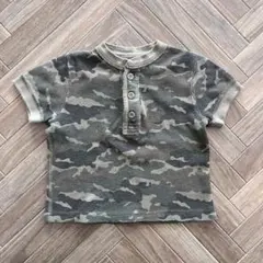 ONE PAR HOMME 迷彩柄 半袖Tシャツ 80