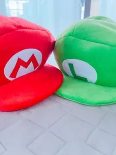 マリオ＆ルイージ ぬいぐるみハットセット　ユニバ　USJ 帽子 任天堂WORLD