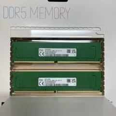 【中古8GB2枚】DDR5 UDIMM 8GB PC5-4800