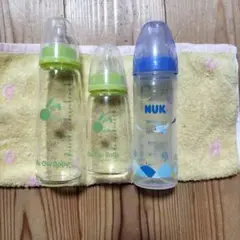Chuchu Baby & NUK 哺乳瓶 3本セット