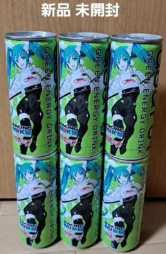 初音ミク エナジードリンク GOu0026FUN レーシングミク 飲料 ジュース 炭酸