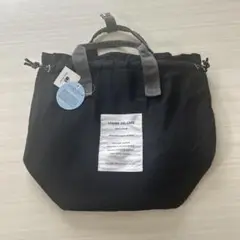 巾着　保冷ランチバッグ。