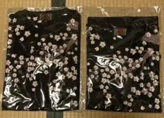 【新品未使用】お花刺繍Tシャツ　２枚セット　前後桜