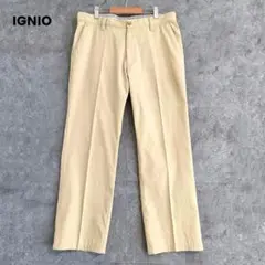 IGNIO　イグニオ　チノパン　ベージュ　綿　　コットン　無地　L