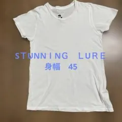スタンニング　ルアー　ホワイト コットン Tシャツ