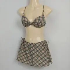 ♡美品バーバリーブルーレーベル 3点セット 水着 M ピンク バーバリーブルーレーベル 水着 ビキニ Mサイズ ピンク