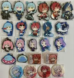 ☆転スラ☆リムル☆ミリム☆ベニマル☆ソウエイ☆ラバーストラップ☆缶バッジ☆24個