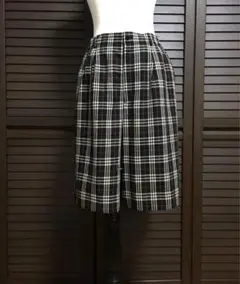 希少 バーバリー ヴィンテージ チェック キュロットスカート L
