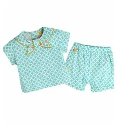 【美品】モイモルン　セットアップ　カフトップス＆パンツ　　80