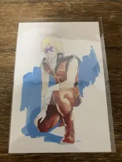 描く人 安彦良和展　ポストカード　機動戦士ガンダムa