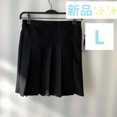 【新品✨✨】黒のプリーツミニスカート　パンツイン♡ ウエスト後ろゴム仕様