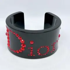 Christian Dior　クリアバングル　オレンジ　ヴィンテージ Christian Dior クリアバングル オレンジ ヴィンテージ
