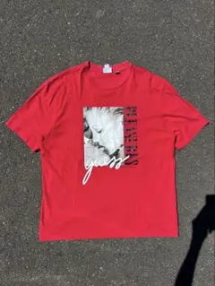 guess ゲス　00s ヴィンテージ　tシャツ　半袖　古着　レッド