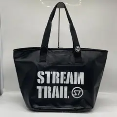 BN5882□Stream Trail 防水トートバッグ ブラック 肩掛け可能