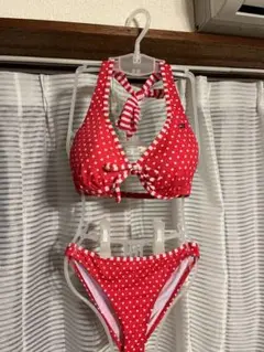 ビラボン ビキニ 水着 白玉柄