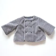ミナペルホネン block ベルベット中綿コート 90cm