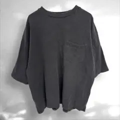 C1》ジョンブル　コットンヘビーウェイト　オーバーサイズ Tシャツ ポケット付M