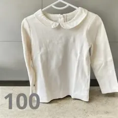 子供服　ブラウス　ホワイト 100 GAP 子供用シャツ