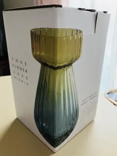 トーンフラワーベース　ミドル　ガラス