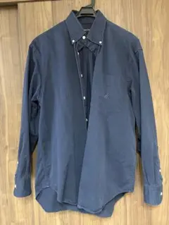 【美品】NAUTICA ネイビー ボタンダウンシャツ M