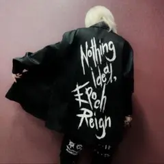 NieR 斜めボタンBLACK SHIRT