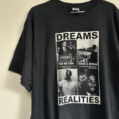 DREAMS REALITES ブラックカルチャー Tシャツ 黒人文化 アフリカ