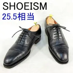 SHOEISM シューイズム ストレートチップ メダリオン 25~25.5相当