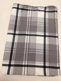 グレー チェック柄 シングルカバー duvet cover