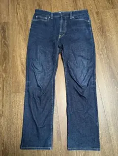 Lands' End ストレートデニム ダークブルー