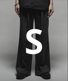 ウールミックスセミバギースラックス　S グレー　Casper John