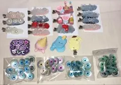 まとめ売り クリップ ミニフィギュア ガラス目