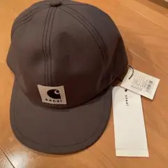 美品　sacai サカイ　ジャガード　キャップ　柄 210.jpg