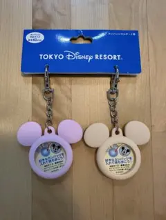 ディズニーランド カンバッジホルダー キーホルダー ミッキー ダッフィー グッズ