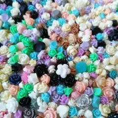 デコパーツ　プラパーツ　ネイルパーツ　バラ　薔薇　花　新品