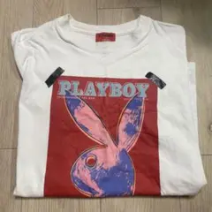 ナノ・ユニバース　PLAYBOY Andy Warhol Tシャツ　ホワイト