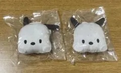 【新品未開封】サンリオ はぴだんぶい つかまりぬいぐるみバッジ ポチャッコ