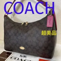 COACH‼️超美品(^^)PVCシグネチャーワンショルダー‼️