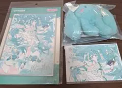 billbill　初音ミク　ぬいぐるみキーホルダー、色紙　未來之語シリーズ