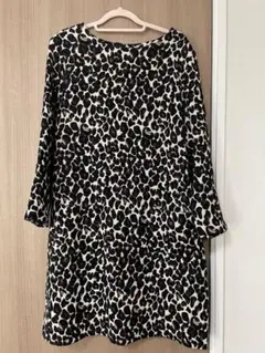 美品　レオパード　ヒョウ柄　豹柄　ワンピース